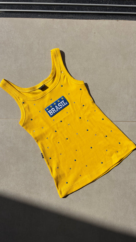 Regata Amarela Strass Brasil